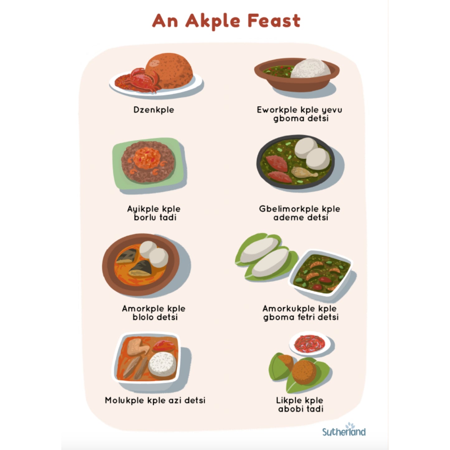 An Akple Feast Poster