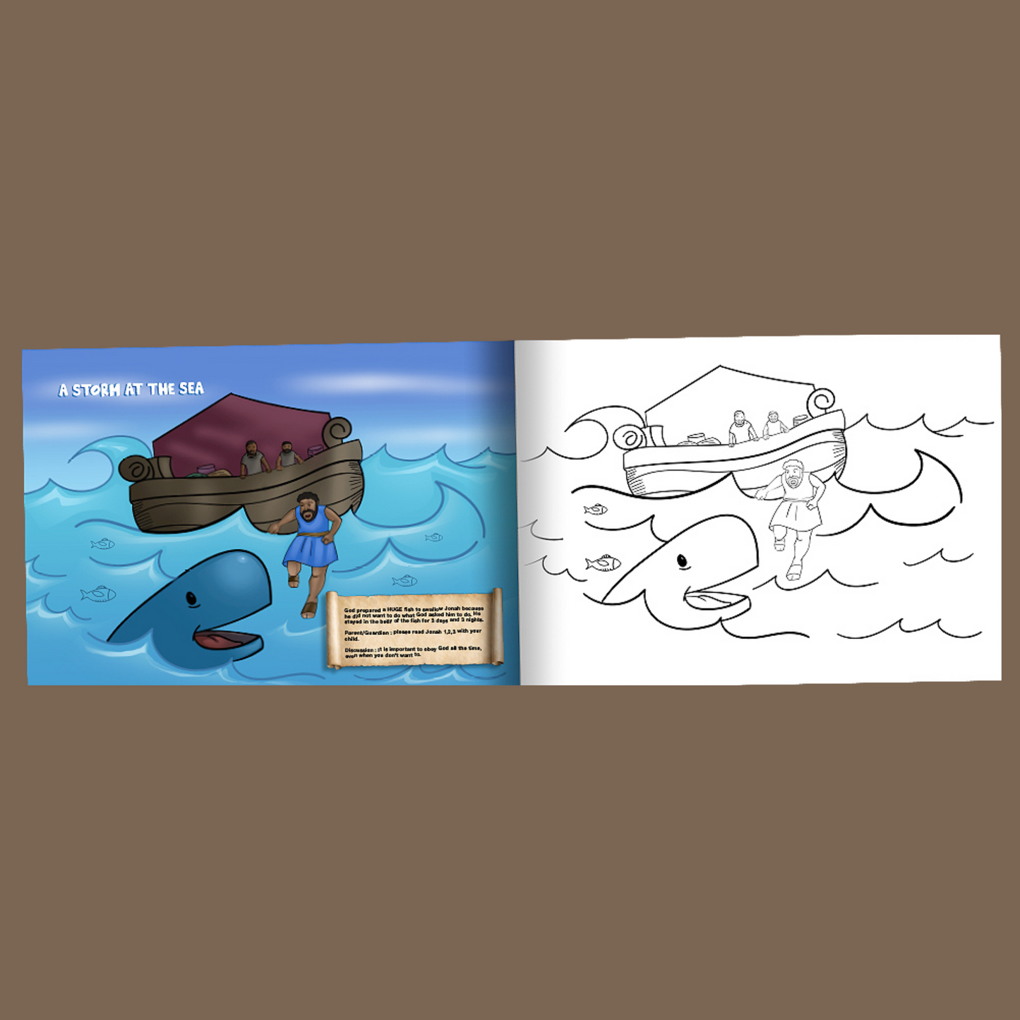 Learning colours with real Bible stories