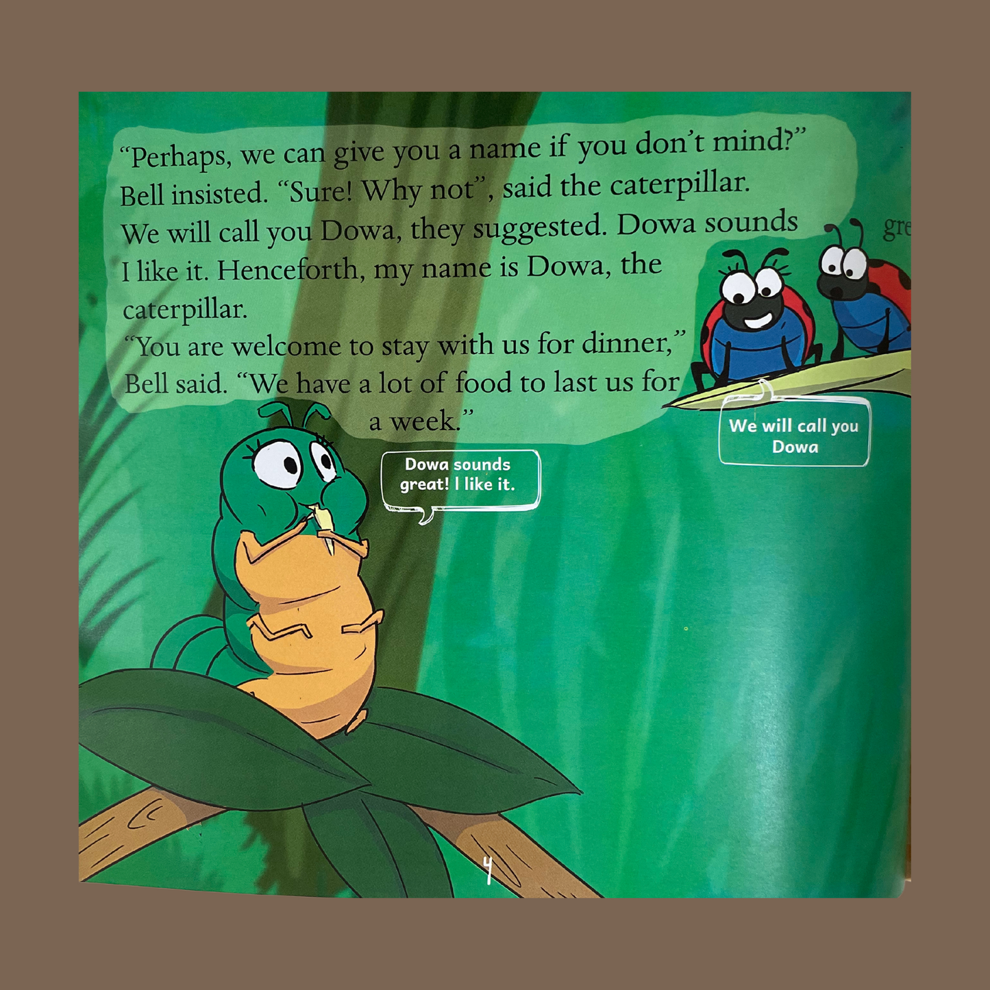 Dowa the caterpillar who could not stop eating