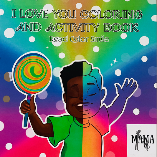 I love you coloring and activity book