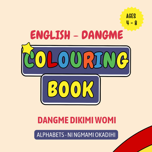 English-Dangme Colouring Book: Dangme Dikimi Womi