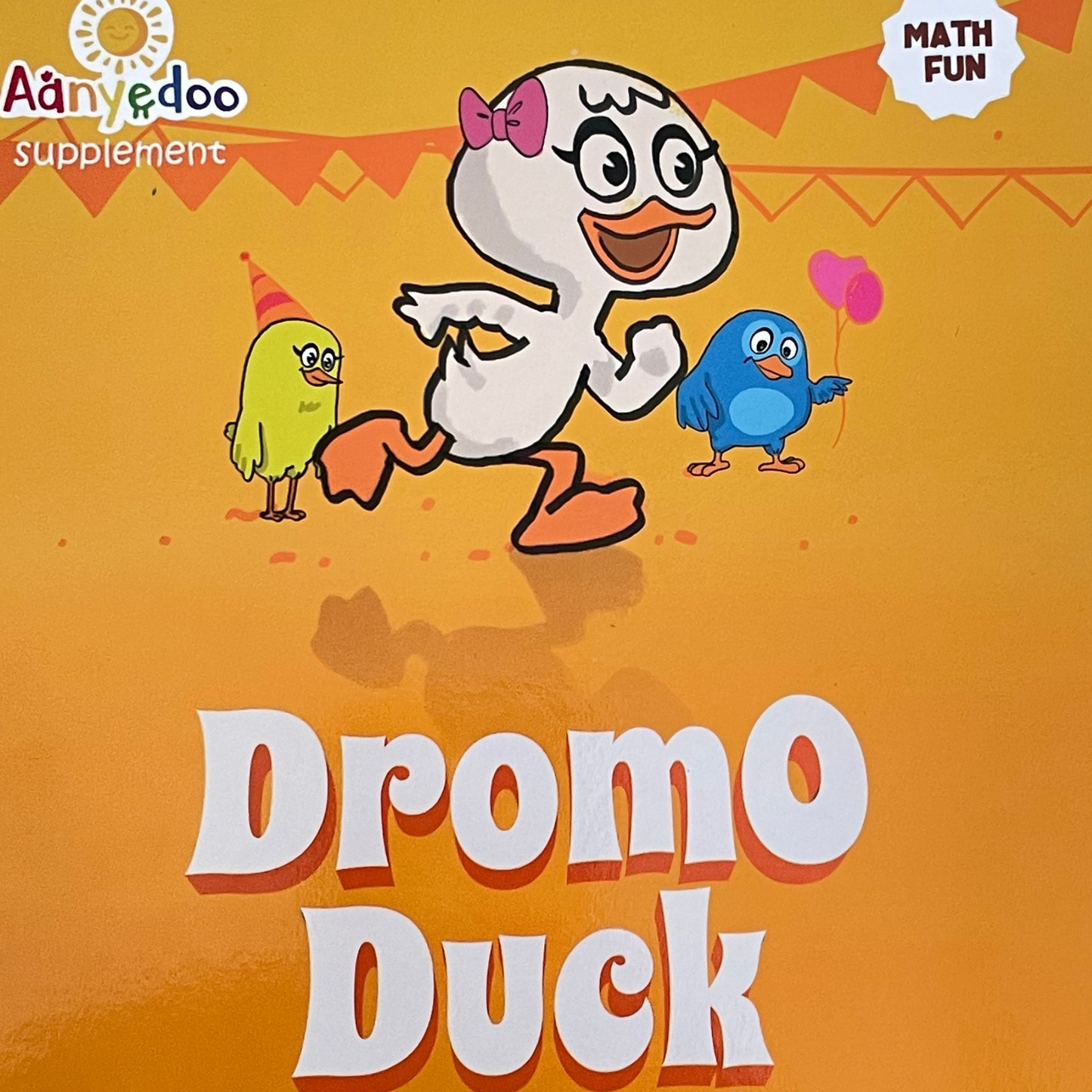 Dromo duck and friends at a party