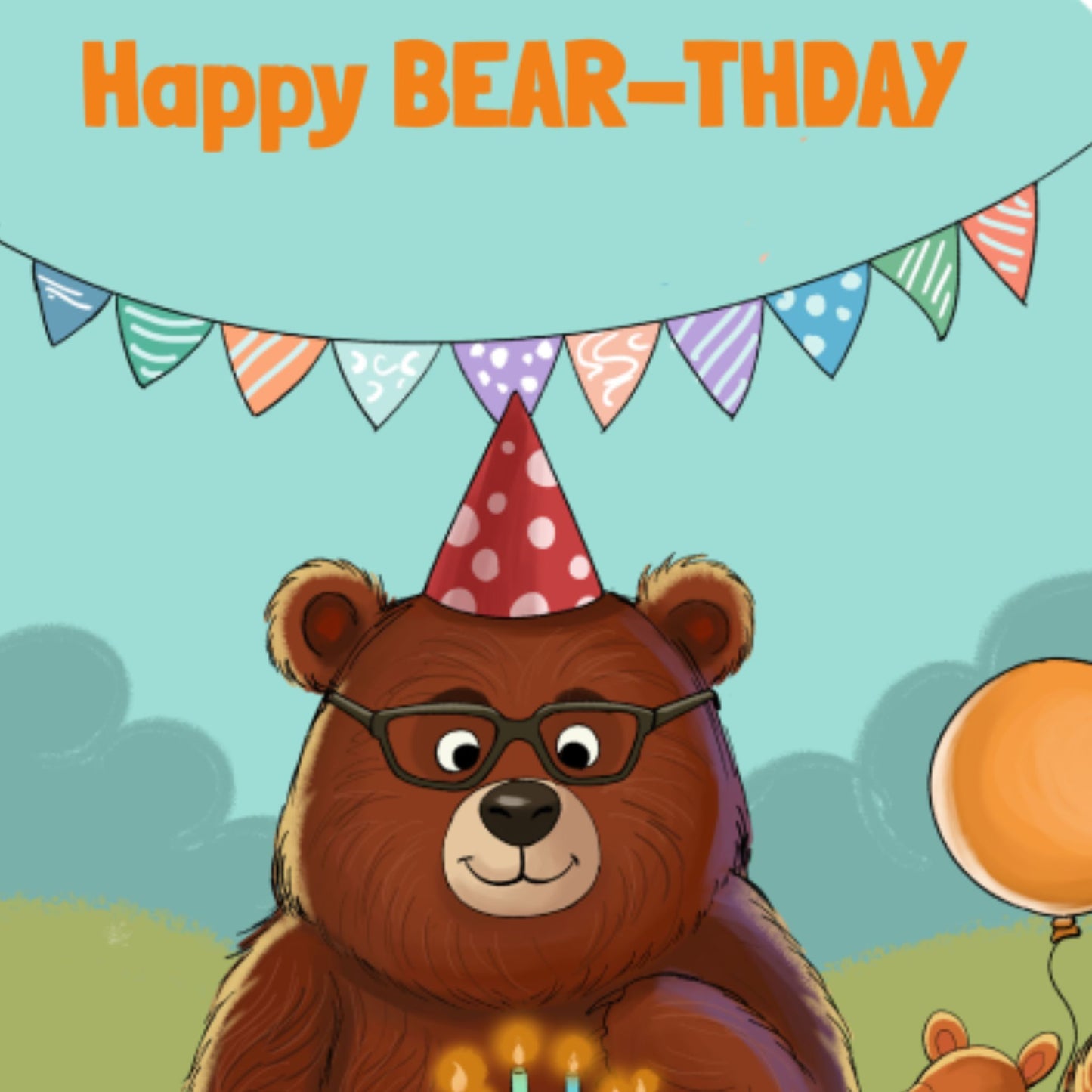Happy Bear-thday Card