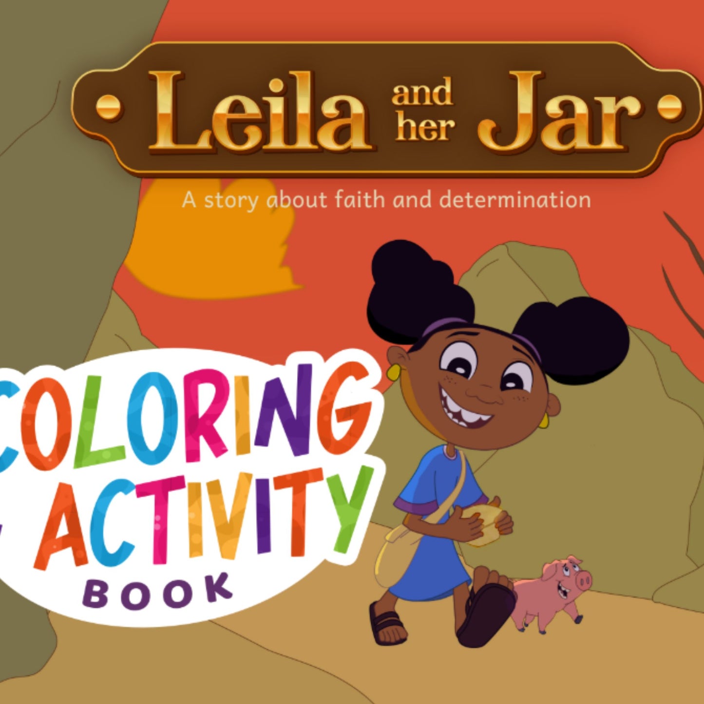 Leila and her Jar: Coloring Activity Book
