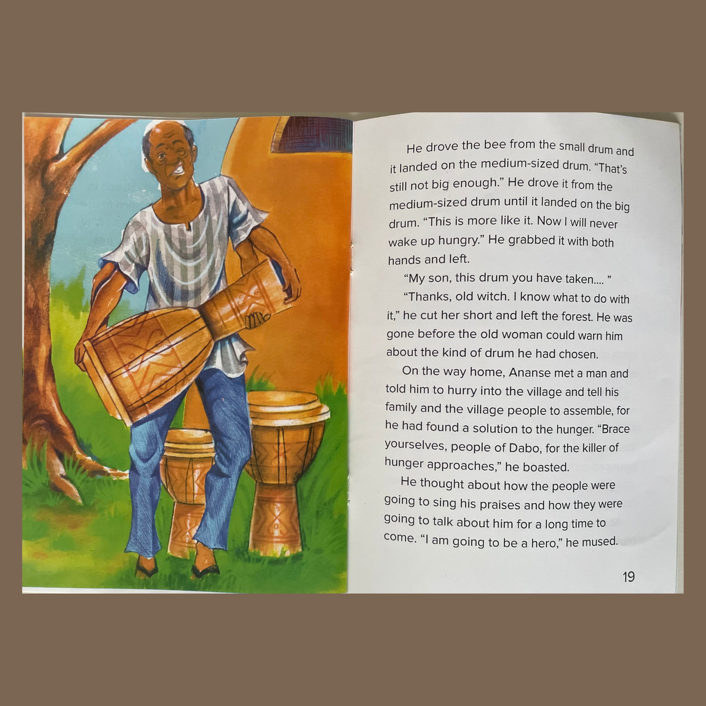 Ananse and the big magic drum